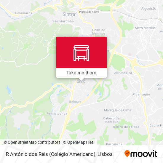 R António dos Reis (Colégio Americano) map