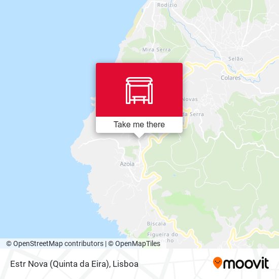 Estr Nova (Quinta da Eira) mapa