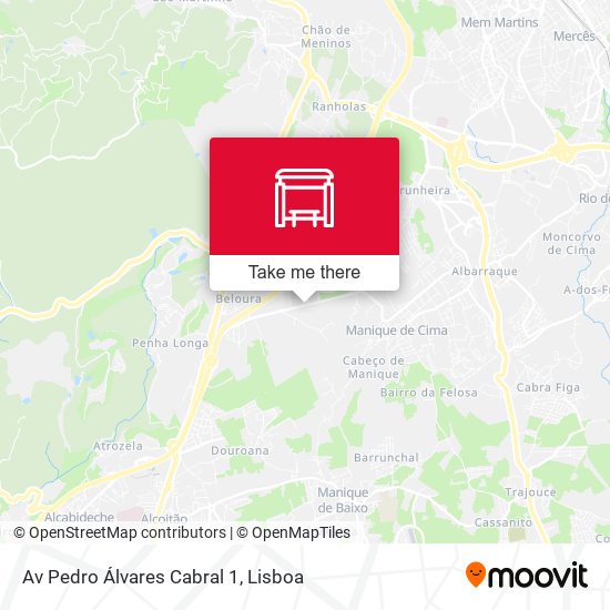 Av Pedro Álvares Cabral 1 map