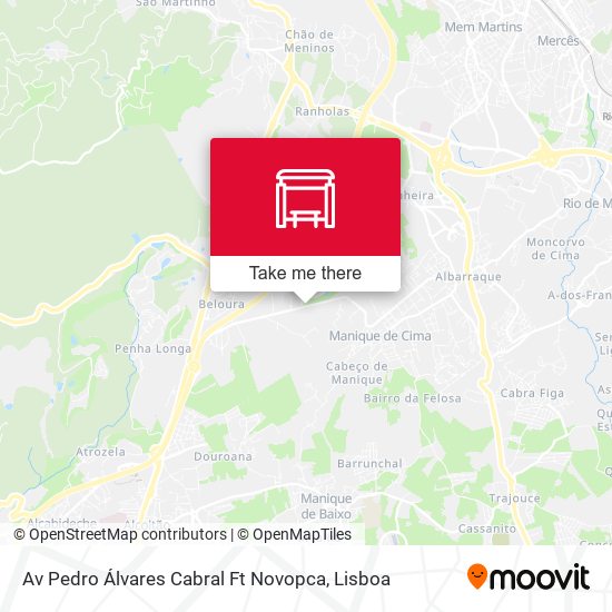 Av Pedro Álvares Cabral Ft Novopca map