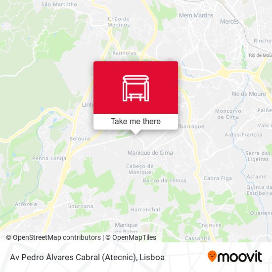 Av Pedro Álvares Cabral (Atecnic) mapa