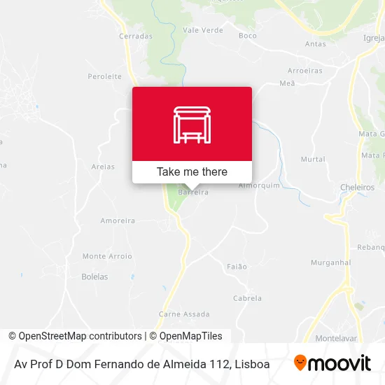 Av Prof D Dom Fernando de Almeida 112 map