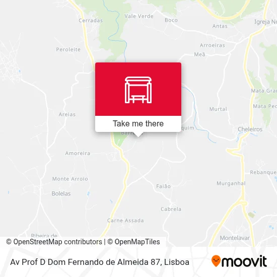 Av Prof D Dom Fernando de Almeida 87 map
