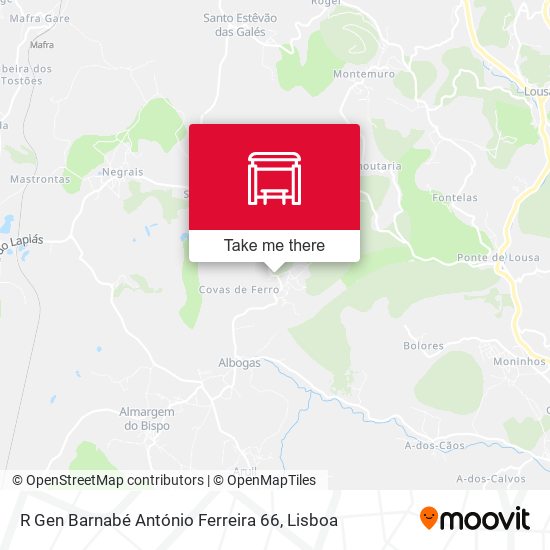 R Gen Barnabé António Ferreira 66 mapa