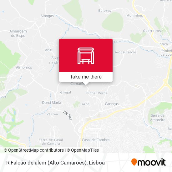 R Falcão de além (Alto Camarões) mapa