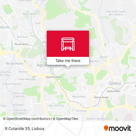 R Colaride 35 mapa