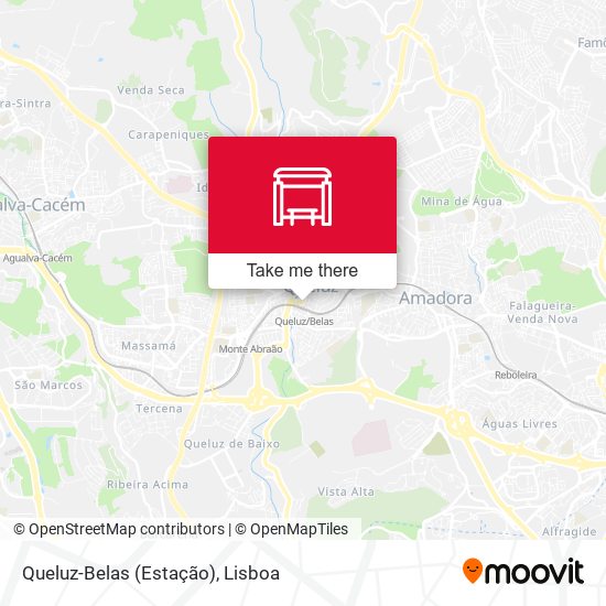 Queluz-Belas (Estação) map