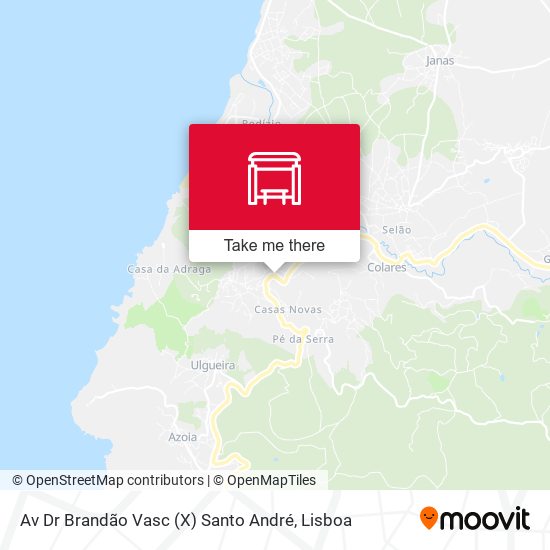Av Dr Brandão Vasc (X) Santo André map