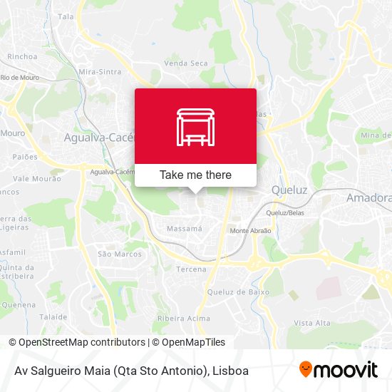 Av Salgueiro Maia (Qta Sto Antonio) mapa