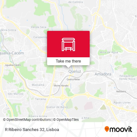 R Ribeiro Sanches 32 mapa