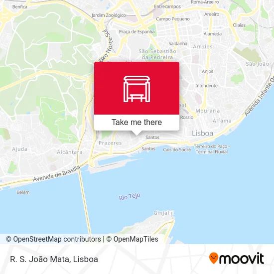 R. S. João Mata map