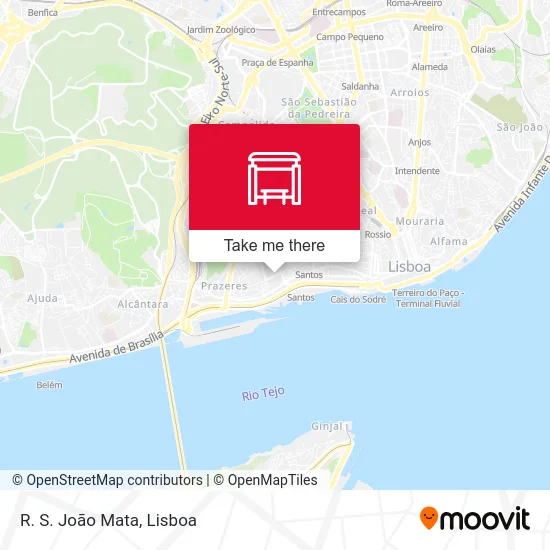 R. S. João Mata map