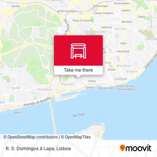 R. S. Domingos à Lapa map