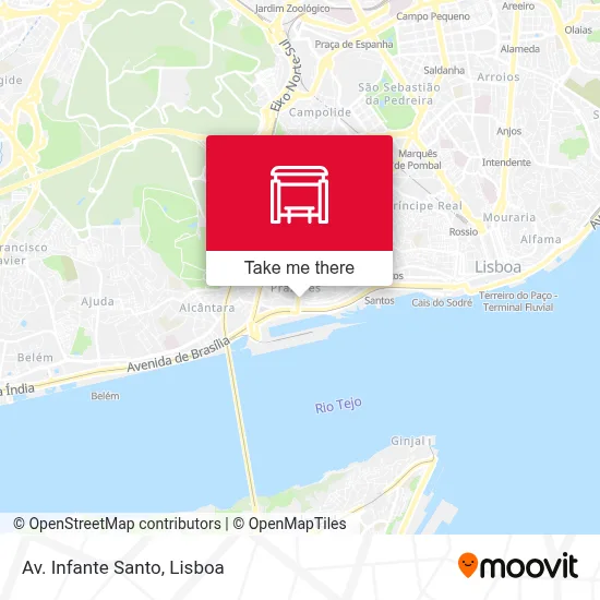 Av. Infante Santo map