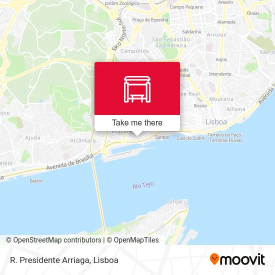 R. Presidente Arriaga map