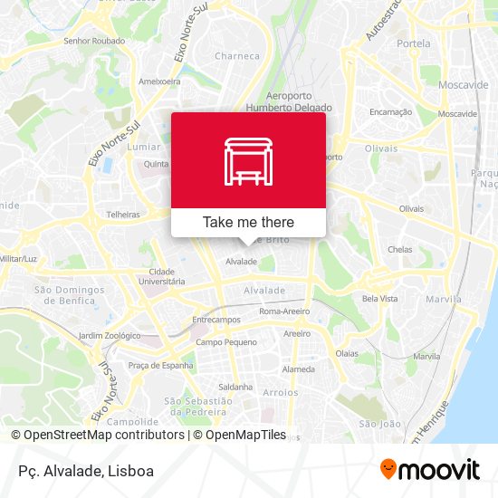 Pç. Alvalade mapa