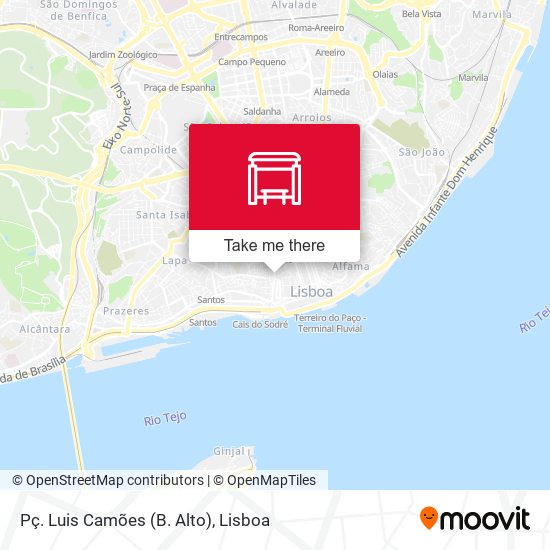 Pç. Luis Camões (B. Alto) map