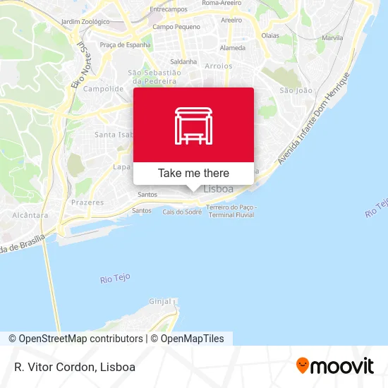 R. Vitor Cordon map
