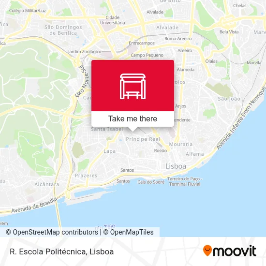 R. Escola Politécnica map