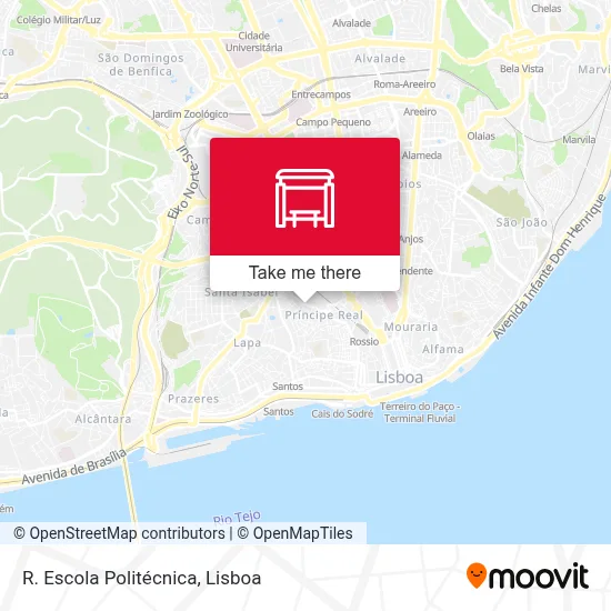 R. Escola Politécnica map