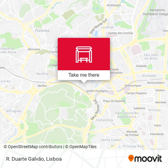 R. Duarte Galvão mapa