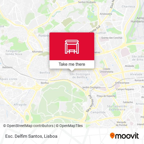 Esc. Delfim Santos mapa