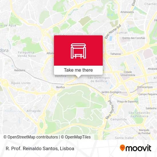 R. Prof. Reinaldo Santos map