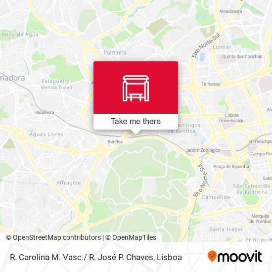 R. Carolina M. Vasc./ R. José P. Chaves mapa