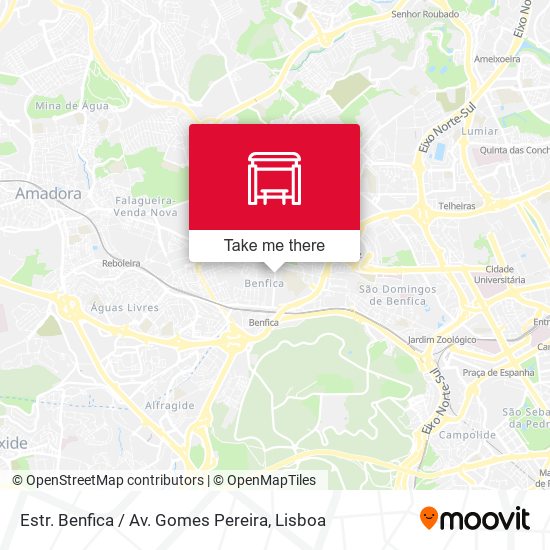Estr. Benfica / Av. Gomes Pereira map