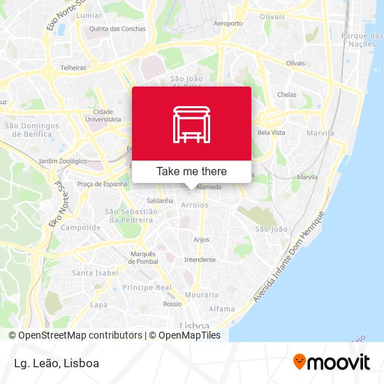 Lg. Leão mapa