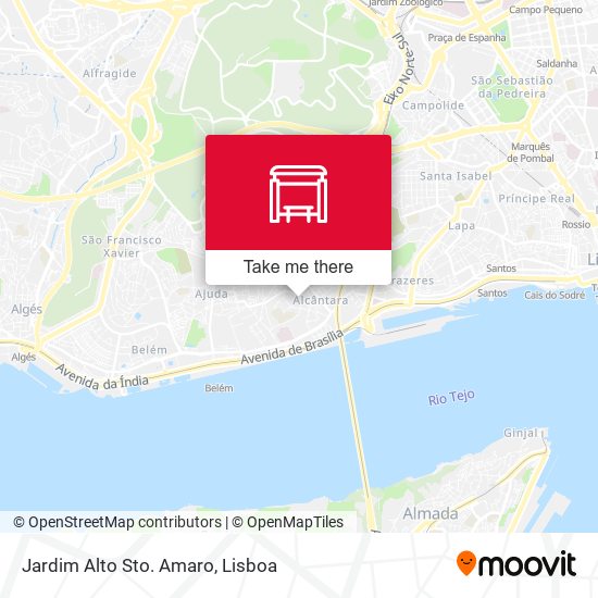 Jardim Alto Sto. Amaro mapa