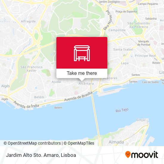 Jardim Alto Sto. Amaro mapa