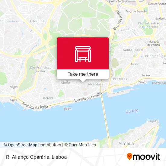 R. Aliança Operária map