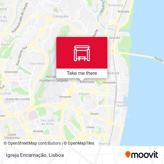 Igreja Encarnação map