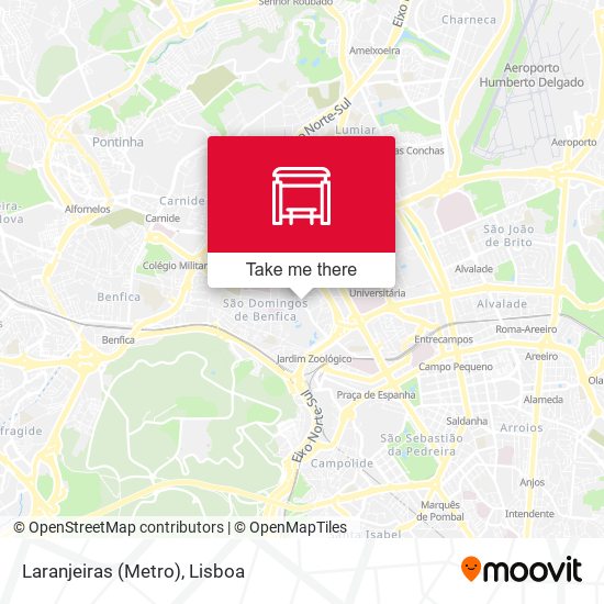 Laranjeiras (Metro) mapa