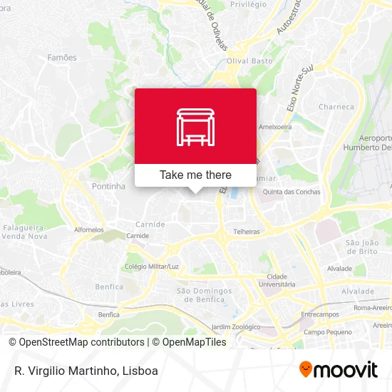 R. Virgilio Martinho map