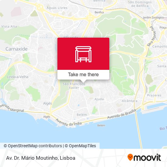 Av. Dr. Mário Moutinho map