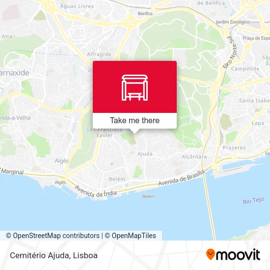 Cemitério Ajuda map