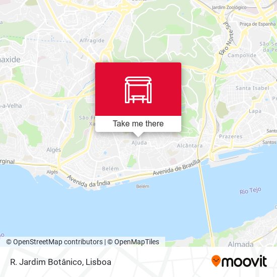 R. Jardim Botânico mapa