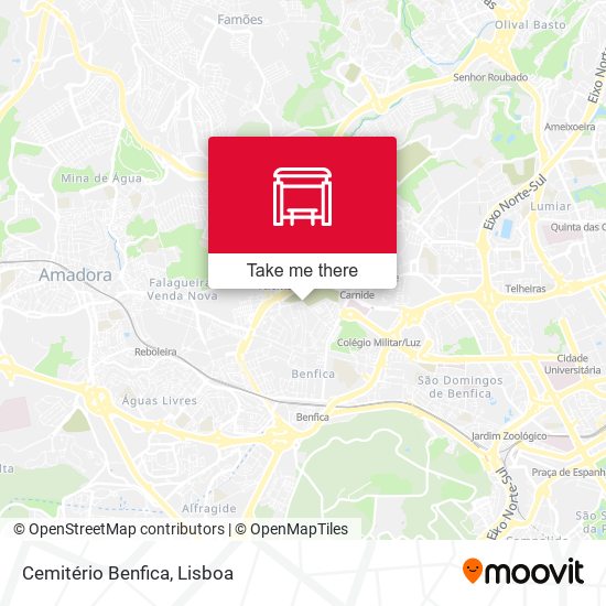 Cemitério Benfica map