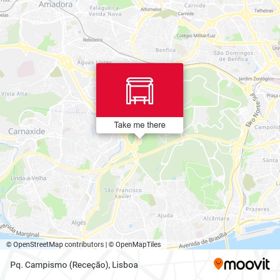 Pq. Campismo (Receção) map