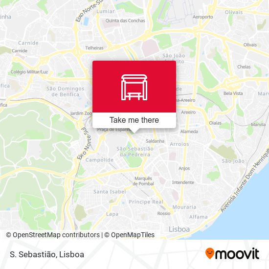 S. Sebastião mapa