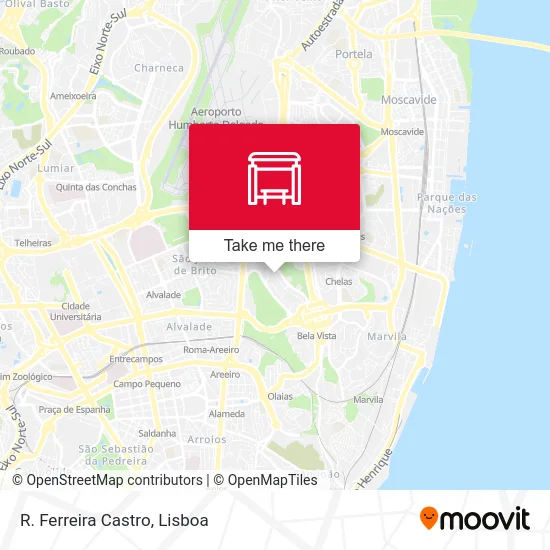 R. Ferreira Castro map