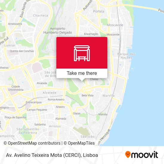 Av. Avelino Teixeira Mota (CERCI) mapa