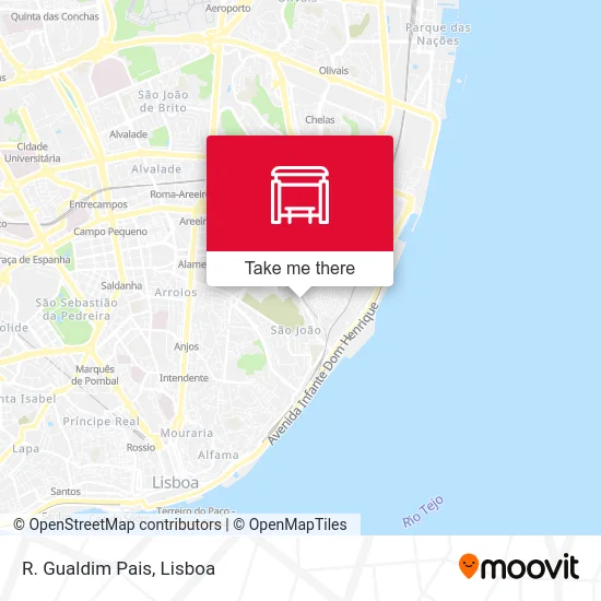R. Gualdim Pais map