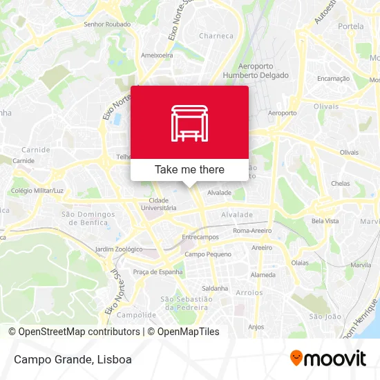 Campo Grande map