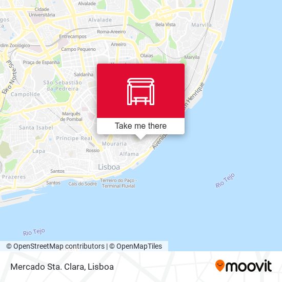 Mercado Sta. Clara mapa