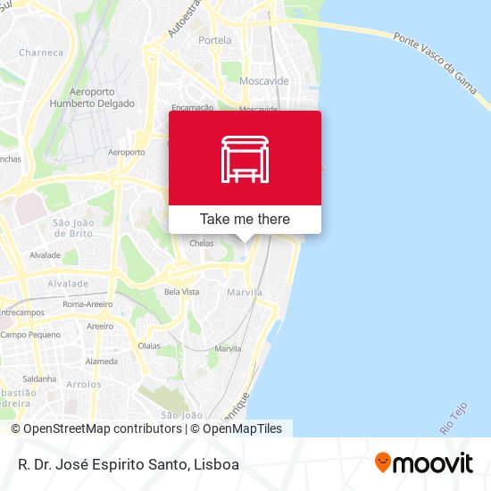 R. Dr. José Espirito Santo map