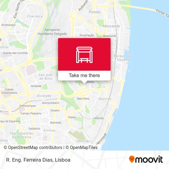 R. Eng. Ferreira Dias map