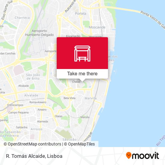 R. Tomás Alcaide mapa